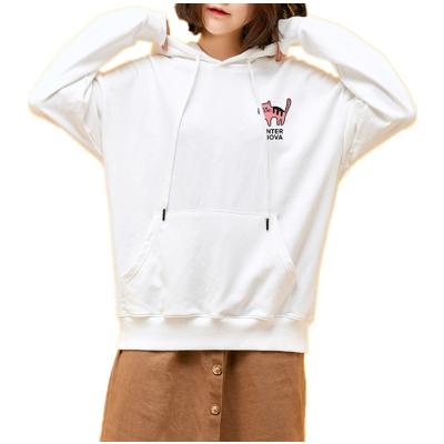 China Autumn Women's French Terry Casual Printing Hoodie Hot Selling Women's Hoodies And Sweatshirts QUICK DRY for sale