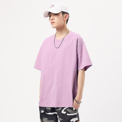 China China Manufacturer 240g Mens T-shirts QUICK DRY Round Neck Short Sleeve Top Quality Men's Oversized T-Shirts for sale