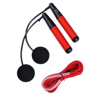 China Body Exercises High Quality Fitness Workout Weighted Handle Coated Steel Wire Speed ​​Jump Rope Adjustable Jump Rope for sale