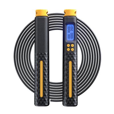 China Fitness Equipment Application Digital Jump Ropes Light Weight Calorie Fitness Jump Rope Cordless Smart Jump Rope Exercise Training Jump Ropes for sale