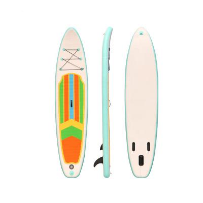 China Unisex Inflatable Paddle Boards Stand Up Paddleboard Surf Board With D-Rings SIP Premium Accessories Single Fin Surfboard for sale