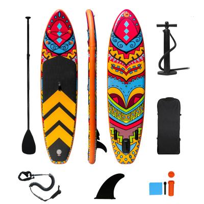 China Latest hot sale unisex inflatable design style paddle board stand up paddle board fusion paddle board surfing ISUP for sale