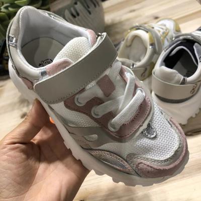 China Anti-Slippery Classics hook&loop children sports shoes kids school shoes girl little boy sneakers for sale