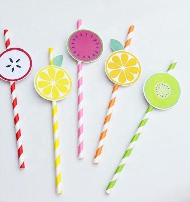 China Biodegradable Eco-friendly Paper Straws for sale