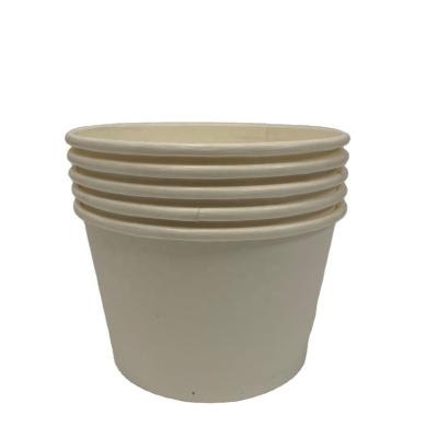 China Eco Friendly Biodegradable Food Grade Kraft Paper Salad Bowl Paper Bowls for sale