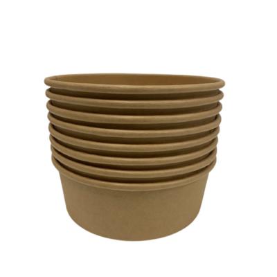 China Eco Friendly Biodegradable Disposable Soup Hot Paper Bowls For Food for sale