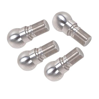 China Metal Ball Flat Non-standard Head Rod Screws 10 M2 M4 M6 M8 Stainless Steel Brass Screw for sale