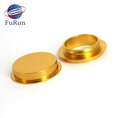 China Custom Metal Screw Flat Gold Metallic Aluminum Brass Plastic Bottle Cap for sale