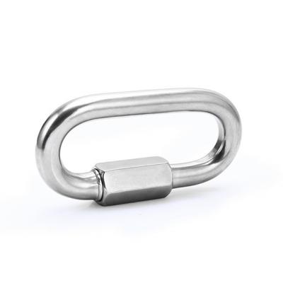 China Outdoor Sport Parts Snap Hook Metal Snap Hooks Metal Snap Ring Carabiner Safety Climbing With Galvanized Screw for sale