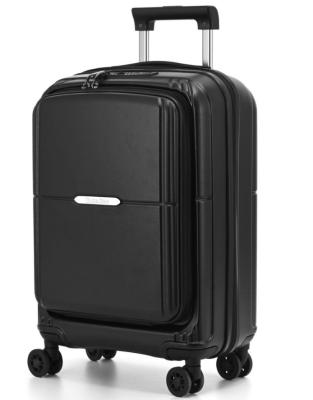 China Long-distance Travel UniteStar Front open trolley case Double expansion zipper Luggage Sets 3 Piece abs+pc for sale