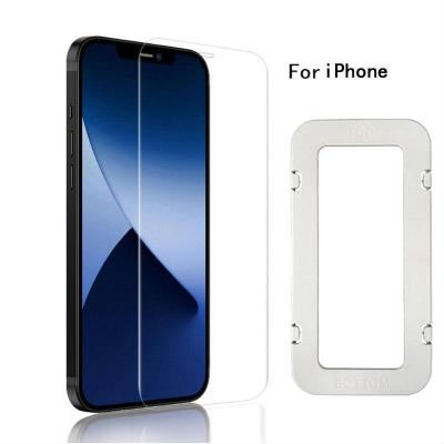 China Anti-scratch screensaver with bezel screensaver HD tempered glass high quality best screen film is suitable for iPhone 12 for sale