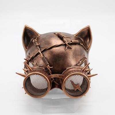 China A201768C China hot sales steampunk style plastic Halloween party masquerade mask for holiday events for sale