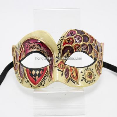 China Plastic Mask & Hot Amazon Seller Party Mask Hand Painted Mask Masquerade Ribbon Tie Halloween Amazon Seller Party Mask Wholesale High Quality Eco Plastic Blue Light Material for sale