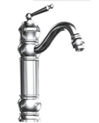 Κίνα Single Hole Brass Kitchen Sink Water Faucet with Classic Chrome plated προς πώληση