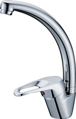 China Contemporary Brass Kitchen Sink Water Faucet Mixer Taps with Polished Chrome for sale