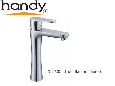 China Single Handle Brass Bathroom Basin Faucet For Above Counter Basin Usage for sale