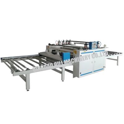 China MDF Pure Woodworking Hotels Flat Board Paper Press Laminating Machine for sale