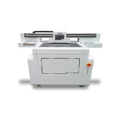 China Metal Rainbow A1 Size 6090 UV Flatbed Printer For ID Card Phone Case PVC Plastic Printing Te koop