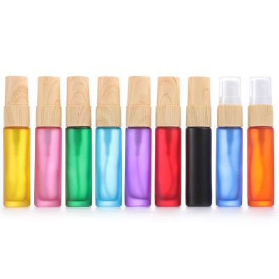 China Eco-Friendly Bamboo Frosted Bamboo Cosmetic Bottle Glass Spray Bottle Cosmetic Packaging for sale