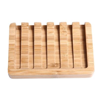 China Bamboo Soap Dish Bathroom Soap Dish Storage Bamboo Soap Dish Wooden Crafts Wooden Natural Bamboo Shelf for sale