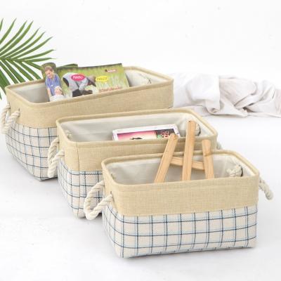 China Viable Home Office Laundry Basket Clothes Wardrobe Box Organizer Makeup Storage Basket Office Trash Bin for sale