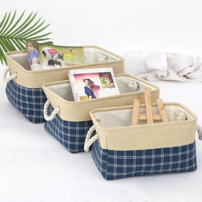 China Viable Home Office Diaper Toy Laundry Clothes Wardrobe Box Organizer Makeup Storage Basket Desktop Barrels for sale