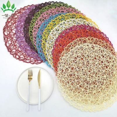 China Viable in vellum running around decorative place mats for holidays and decor for sale