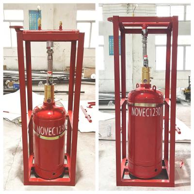 China 40L 70L 100L Novec 1230 System Portable Fire Extinguisher DC 24V 1.6A for sale