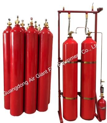 China Cylinder For Insulated Inert Gas Inergen IG541 Fire Extinguishing System Without Pollution for sale