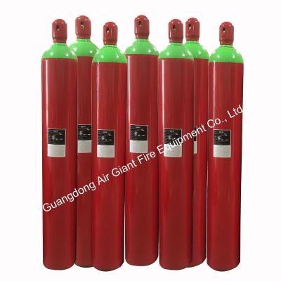 China Cylinder For Inert Gas Nitrogen IG100 Fire Extinguishing System Without Pollution In Battery Room for sale