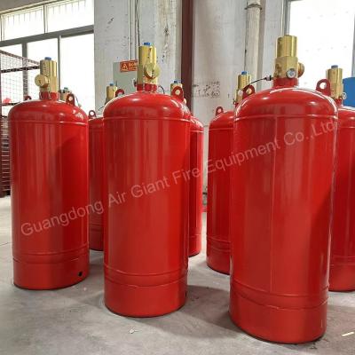 China 220L cilindro personalizado para sistema de supressão de incêndio FM200 ecológico à venda