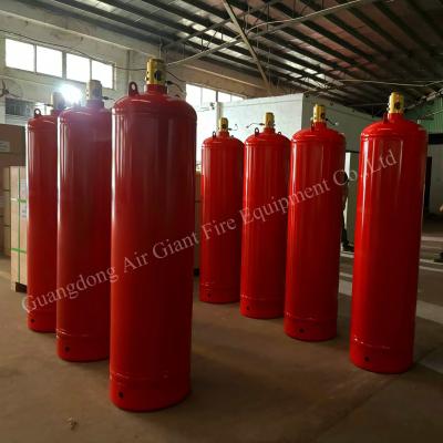 China Sistema de supressão de incêndio FM200 de cilindro vermelho 180L personalizado à venda