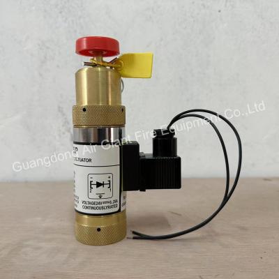 China Solenoid Actuator Installed On Cylinder Non Corrosive NOVEC 1230 Fire Suppression System for sale