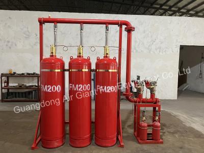 China Enclosed Flooding FM200 Fire Suppression System Without Residue For Museum for sale