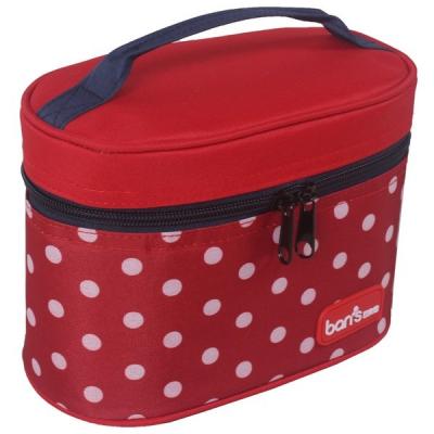 China Eco-friendly Dot Polyester Solid Lunch Box Lunch Bag Eco-Friendly Lunch Bag JN 1716 Insulated Cooler Bag for sale