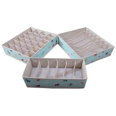 China Non Woven Foldable Drawer Dividers JN 1923 Storage Boxes Under Bed Organizer Closet Organizers for sale