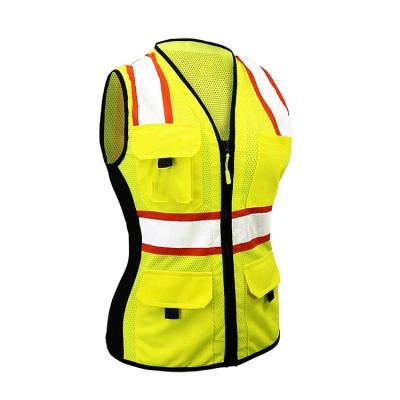 China Hi Force Designs Women SMASYS Hi Vis Reflective Safety Vest With Logo for sale