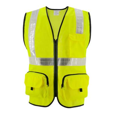 China Hi Force SMASYS Pockets Workwear Heavy Duty Solid Engineer Safety Vest With PVC Stripes for sale