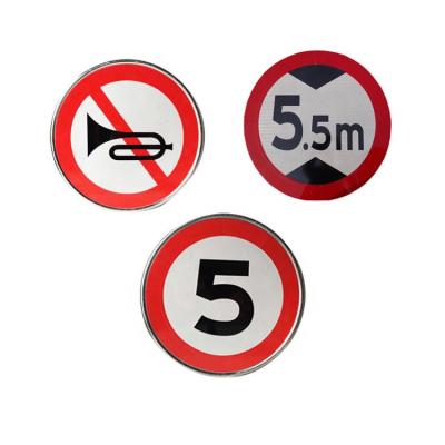 China Road Traffic Safety SMASYS Customized Safety Aluminum Hi-strength Reflective Parking Pavement Sign Traffic Post for sale