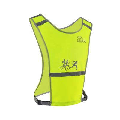 China LED FLASH SMASYS Night Jogging High Adjustable Reflective LED Vests for sale