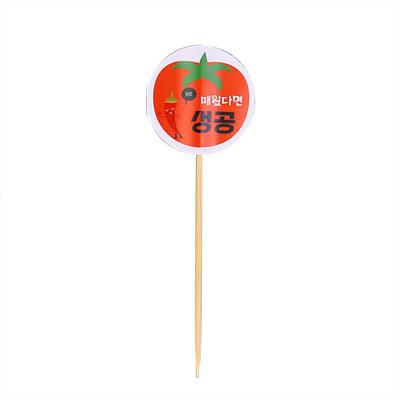 China Wholesale Mexico Disposable Clean Paper Crossbow China Flag Toothpicks With Decoration for sale