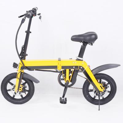 China 2 Wheel Household Bike Lithium Battery Small Powerful Unisex Foldable Electric Bicycle for sale