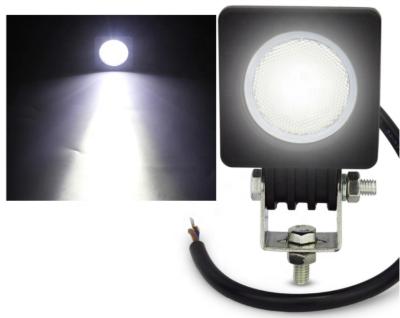 China LED Car Running 3Inch Floodlight 12v 24v 2 Inch 10w Circular Square Car LED Run Light For Heavy Duty Truck Vehicle for sale