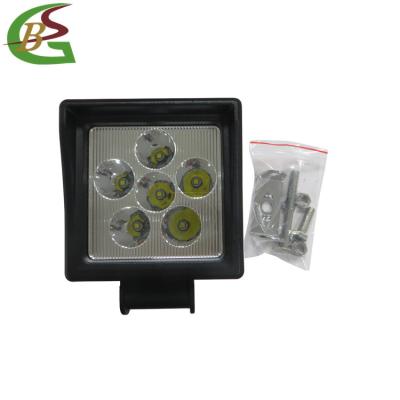 China 30W Aluminum Alloy Headlight Square Light Engineering Works ATV Driving Auxiliary Waterproof LED Work Light for sale