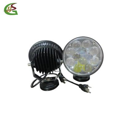 China Long Lasting 12V-40V Round Car Lights 36W Forklift Warning Lights 36W Alarm Working Light for sale