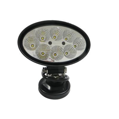 China 5.5 Inch Rooftop Trailer Farm Tractor Car Dome Light Oval 40W Durable Off-road LED Work Light for sale