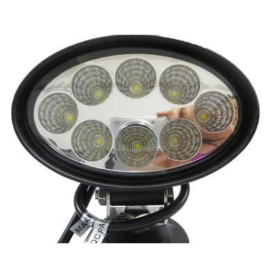 China Durable 5.5 Inch 24W Roof Trailer Boat Agriculture Tractor Oval Led Work Light for sale