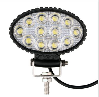 China Durable Wholesale Waterproof 6.5 Inch 36W Oval Roof Agricultural Car Led Auxiliary Light for sale