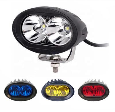 China New 20W Durable Oval Offroad Car LED Top Light Beads 9 Lighting LED Work Light for sale