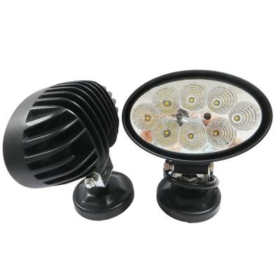 China 5.5 Inch Rooftop Trailer Farm Tractor Car Dome Light Oval 40W Durable Off-road LED Work Light for sale